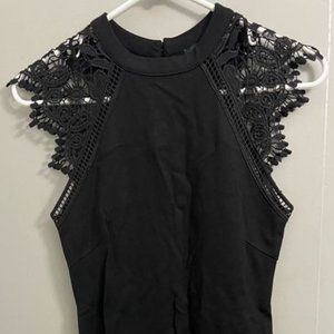 Iris Sleeveless Black Dress S